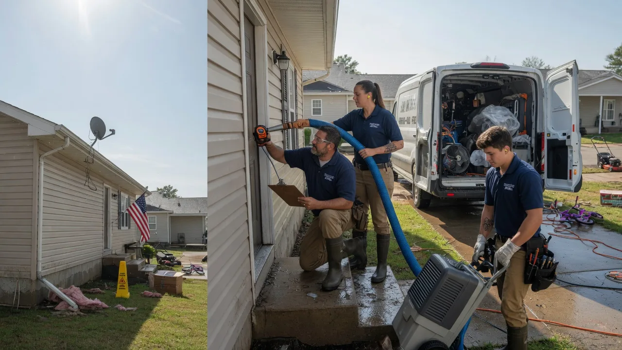 Ceiling Water Damage Restoration in Emerson, GA near me